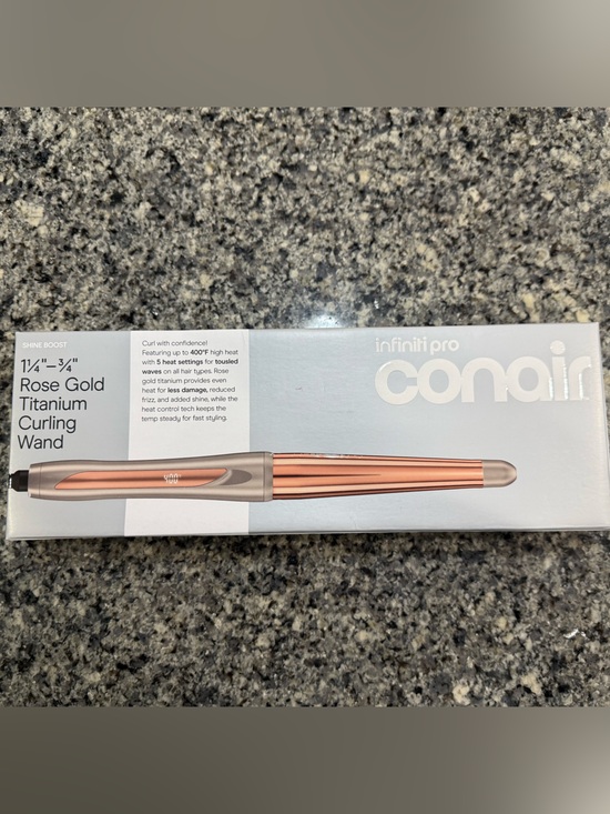 Conair Other - Conair Titanium Curling Wand 1 1/4”- 3/4”
